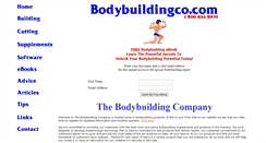 Desktop Screenshot of bodybuildingco.com